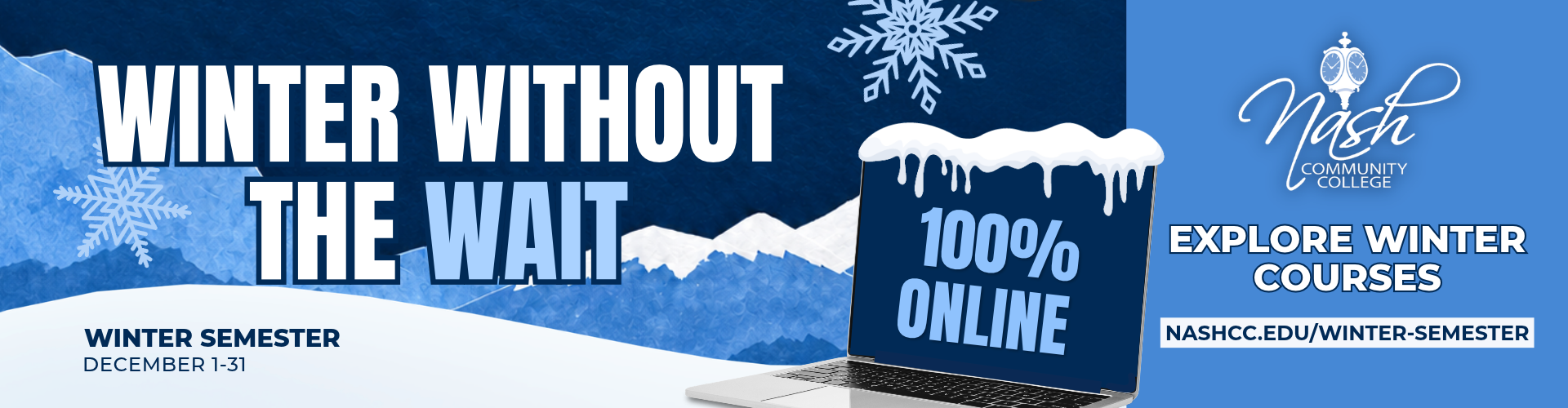 Winter Semester 2026 Web Banner
